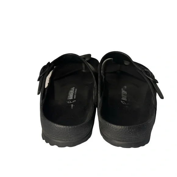 Birkenstock Size 37 Gizeh Essentials EVA in Black Thong Footbed Sandal - Picture 7 of 13